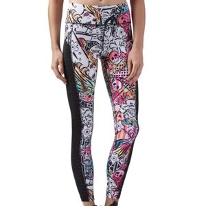 NEW WITHOUT TAGS LADY AIKO REEBOK LEGGINGS MEDIUM